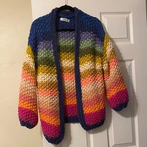 J. Crew Multicolor Striped Cardigan